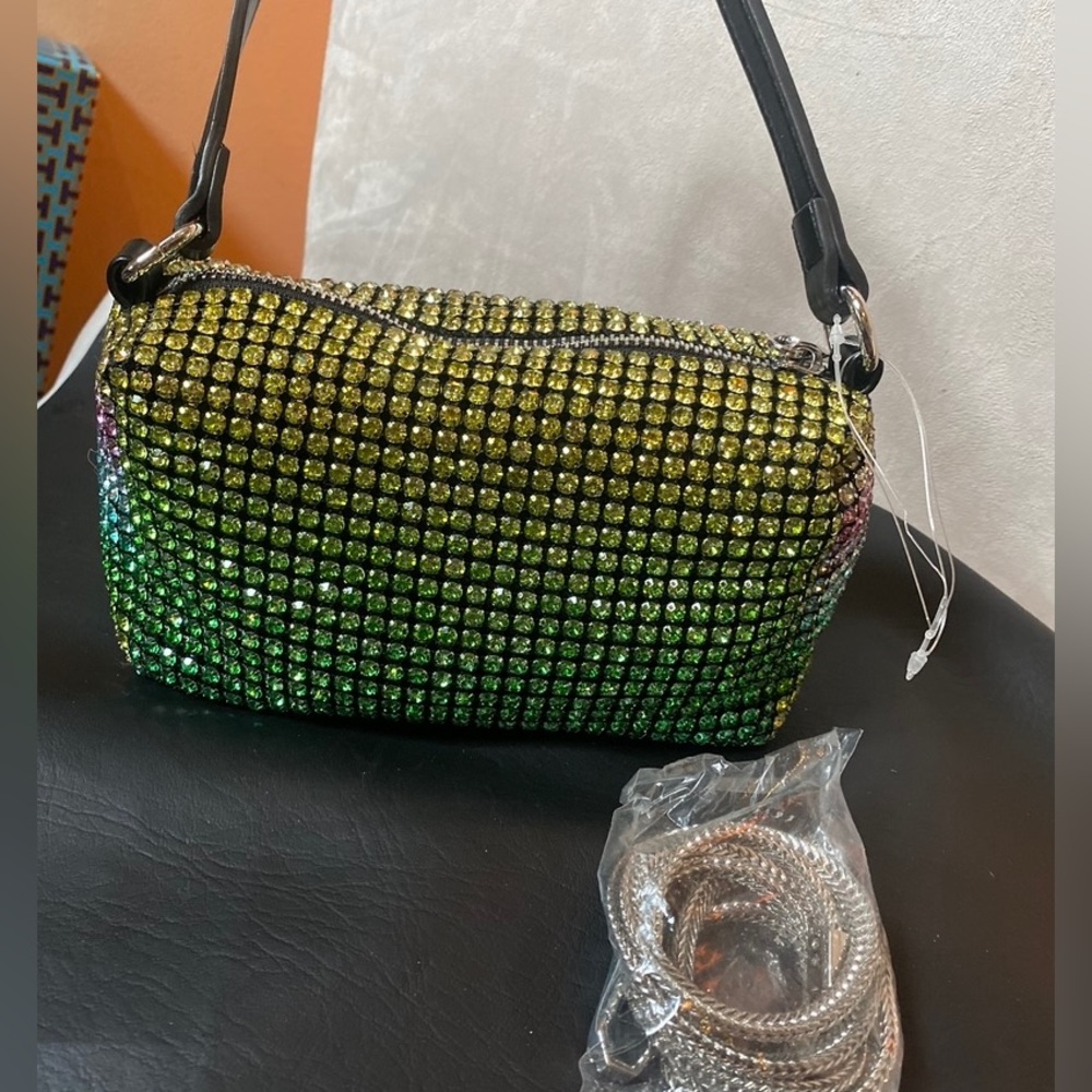 BCBG small rainbow crystal bag - Picture 6 of 10